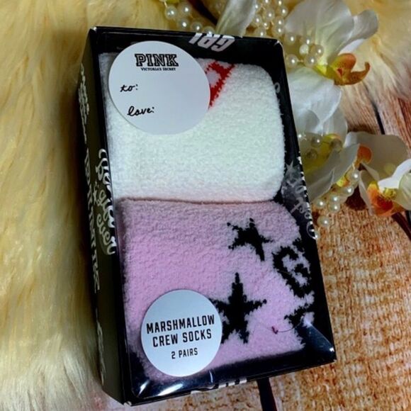 Victoria’s Secret Pink Marshmallow Sock